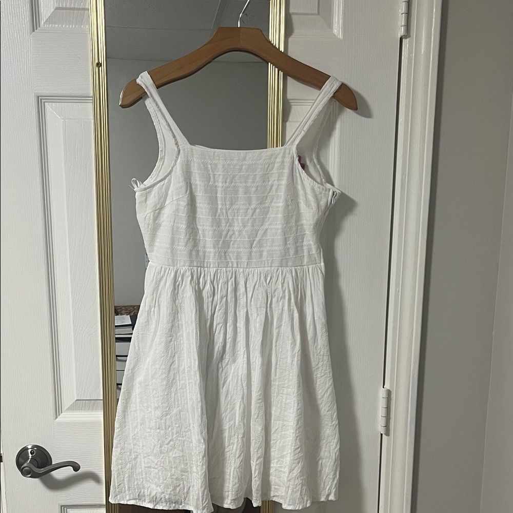 Francesca’s Ivory Sleeveless Mini Dress
